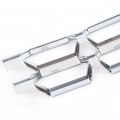 G-plus Sliver Grille Insert Snap On Compatible With Chevy Silverado 1500 Chrome Kit 2016-2018