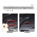 Qiosreui Center Console Side Air Vent Cover For Honda Pilot 2016-2022 Ridgeline 2017-2023 Passport 2019-2023 Dashboard Panel