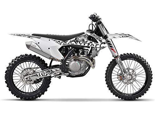 2004 Exc Zany White Senge Graphics Base Kit For Ktm