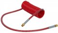 Tectran Industry Grade Air Brake Coiled Hose Assembly Flexible Spring Guards 12a Trailer Lead 1 2a Npt Fittings Quick 