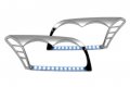 Razer Auto Chrome Led Head Light Bezel Trim Cover For 2007-2012 Dodge Caliber 