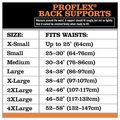 Proflex 1650 Economy Elastic Back Support X-large Black 