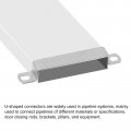 Uxcell U Shaped Connector Bracket 100mm X 20mm 304 Stainless Steel Bar Security Holder Brackets For Door Window Shed Closed