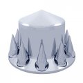 United Pacific 10278 Axle Hub Cover Kit Chrome International Rear Set- Pointed Cap 