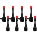 Set Of 8 Ignition Coil Packs 3 Pins Fits For Honda Civic 1 3l 2003-2005 Pack Replaces Uf374 