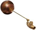 Robert Manufacturing R400-5 Series Bob Red Brass Float Valve Assembly With Stem 1 Npt Male Inlet X Outlet 100 Psi Pressure 