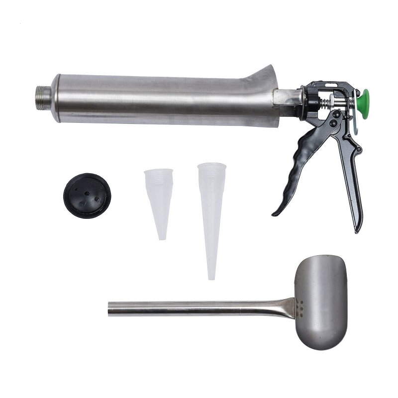 Stainless Steel Hand Caulking Guns Grouting Tool Cement Grout Mortar Caulk Pointing Gun Spray Applicator With Nozzle