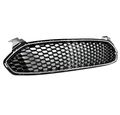Honeycomb Mesh Style Upper Hood Grille Grill Gloss Black For 2013-2016 Ford Fusion