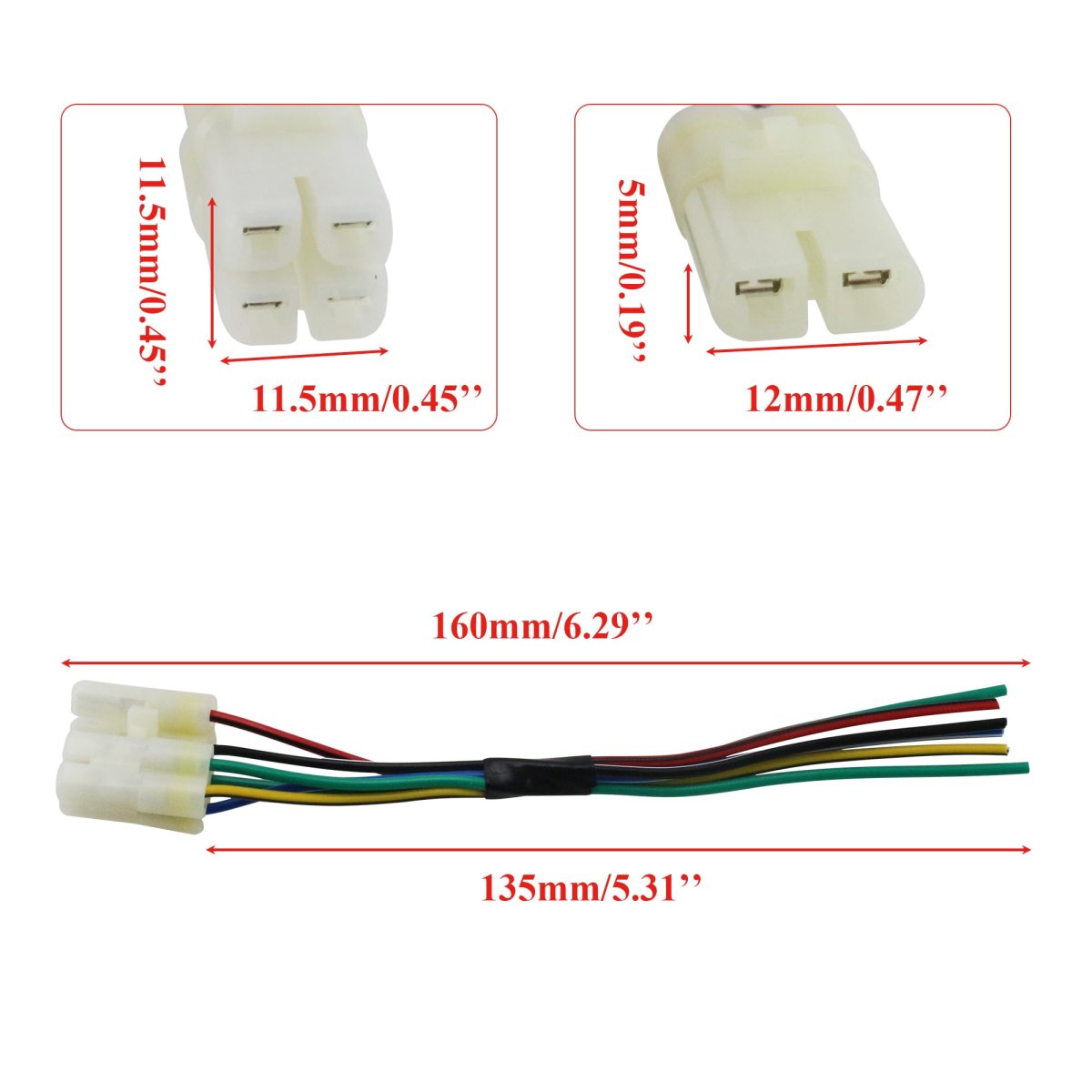 Pro Bat Cdi Cable Wire Harness Plug Gy6 4 Stroke 50cc 150cc Scooter Moped Atv Go Kart Taotao Jonway Sunl 2 Pin