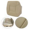 Left Driver Side Bottom Seat Cover For 1992-1996 Ford Bronco Synthetic Leather Med Mocha Tan