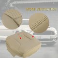 Left Driver Side Bottom Seat Cover For 1992-1996 Ford Bronco Synthetic Leather Med Mocha Tan
