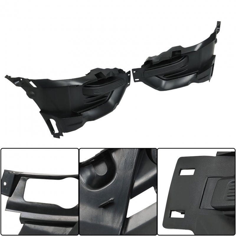 1 Pair Fog Light Cover Trims Left Right Side Black Replacement For 2020-2022 Explorer Lb5z15a246aa Lb5z15a245aa