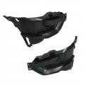 1 Pair Fog Light Cover Trims Left Right Side Black Replacement For 2020-2022 Explorer Lb5z15a246aa Lb5z15a245aa