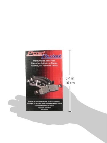 Centric 105 0433 Posi-quiet Ceramic Brake Pad With Shims