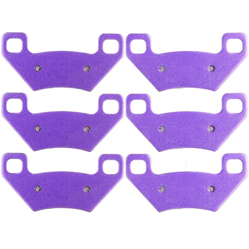 Carbon Fiber Brake Pads Fit For 2013-2014 Arctic Wildcat X 1000 2011-2013 Xc450 2012 Kymco Maxxer 450i 2008-2012 Mxu 375