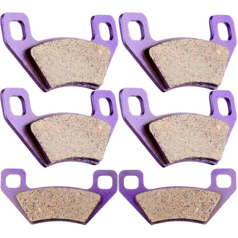 Carbon Fiber Brake Pads Fit For 2013-2014 Arctic Wildcat X 1000 2011-2013 Xc450 2012 Kymco Maxxer 450i 2008-2012 Mxu 375
