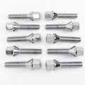 Customadeonly 10pc Cone Seat Lug Bolts A 12x1 5 47mm Shank Length Chrome