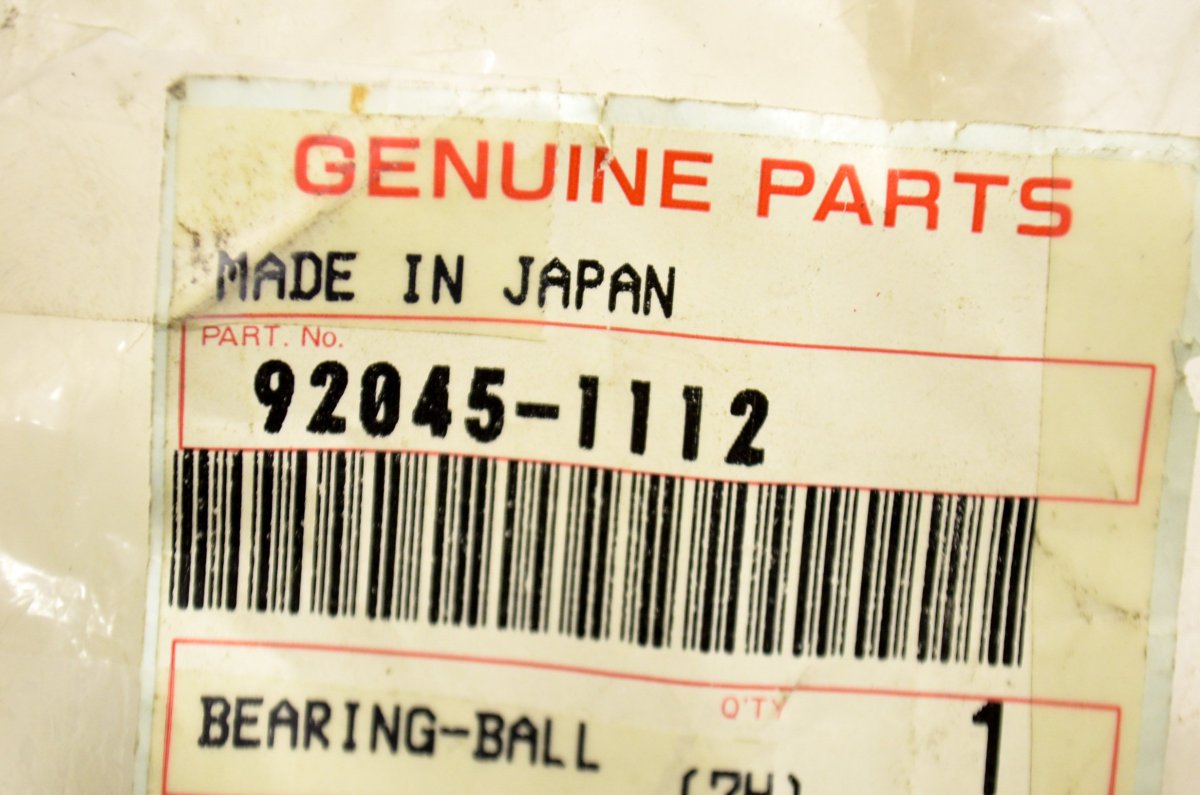 Bearing-ball Genuine Kawasaki Motorcycle Atv Part Rp