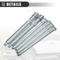 Motoforti Car Door Hinge Bushing Kit Front Pin Repair For Chevrolet Blazer 1992-1994 Metal With Spring Silver Tone Black 1 Set