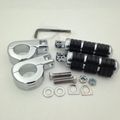 Xkh Group Motorcycle Chrome Footrest Foot Pegs 1 4 Clamps For Honda Goldwing Gl1800 Gl1100 Vt750 Shadow Vt750c Vt1100 Vtx1300