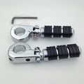 Xkh Group Motorcycle Chrome Footrest Foot Pegs 1 4 Clamps For Honda Goldwing Gl1800 Gl1100 Vt750 Shadow Vt750c Vt1100 Vtx1300