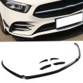 Front Bumper Spoiler Car Air Vent Lip Cover Trim Abs Replacement For A Class W177 Amg Line 2018