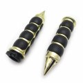 Httmt Gold Billet Aluminum W Rubber 1 25mm Handlebar Grips Compatible With Hond Cbr 600 H-d