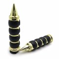 Httmt Gold Billet Aluminum W Rubber 1 25mm Handlebar Grips Compatible With Hond Cbr 600 H-d