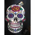 Day Of The Dead Hanging Skull Decor 2105 13 5x9 5x0 03
