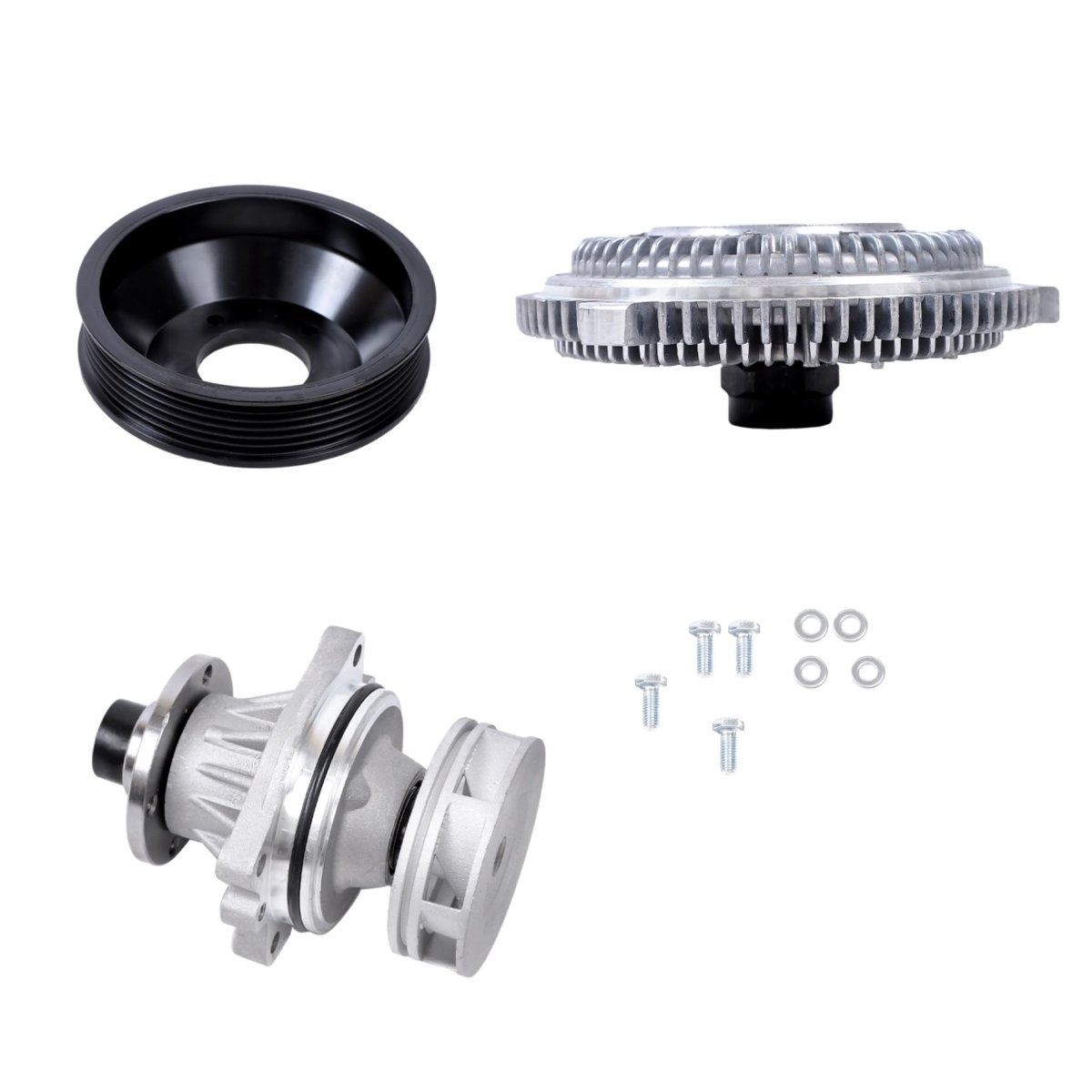 Water Pump Fan Clutch And Pulley Kit Replacement For 323i 325i 328i 330i 525i 528i 530i X5 Z3 1998 2006 Part Number 11521740963