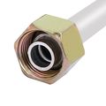 Uxcell 530 Length Aluminum Air Compressor Exhaust Tube Replacement Silver Tone