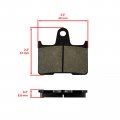 For Suzuki Gsx-r750 Gsxr750 Gsxr750x 2004 2005 Rear Brake Pads Mod-ztf1-17383