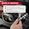 Silver Adjustable Accelerator Cable For Chevy 4 8l 5 3l 7l 6 0l Ls1 Engine 36 In Stainless Braided Throttle Kit