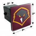 University Of Charleston Primary Logo Tow Trailer Hitch Cover Plug Insert 2