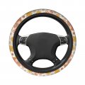 Foruidea Boho Floral Car Steering Wheel Cover Neoprene Automotive Anti Slip And Sweat Absorption Auto Wrap Fit Most Cars 15