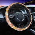 Foruidea Boho Floral Car Steering Wheel Cover Neoprene Automotive Anti Slip And Sweat Absorption Auto Wrap Fit Most Cars 15