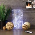 Feit Electric Fairy Light Led 10 Foot Silver Strand Powered By Three Aa Batteries Or Usb 10ft Ultra Thin Silver-wire Creates A 