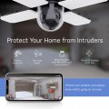 Feit Electric Led Garage Ceiling Light With Camera Smart Security Wifi 2 4ghz Screw-in E26 Base Motion Sensor Two-way Audio