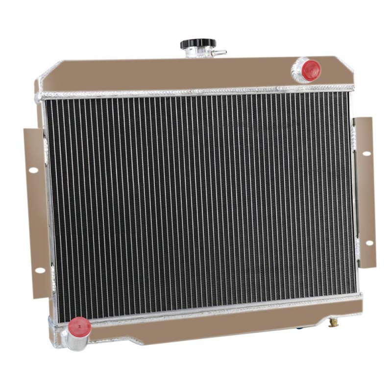 Alloyworks 3 Row All Aluminum Racing Radiator For 1972-1986 Jeep Cj5 Cj6 Cj7 Scrambler 2 5l 8l 4 2l 5 0l Gas