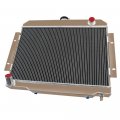 Alloyworks 3 Row All Aluminum Racing Radiator For 1972-1986 Jeep Cj5 Cj6 Cj7 Scrambler 2 5l 8l 4 2l 5 0l Gas