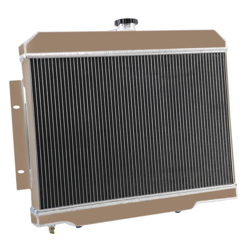 Alloyworks 3 Row All Aluminum Racing Radiator For 1972-1986 Jeep Cj5 Cj6 Cj7 Scrambler 2 5l 8l 4 2l 5 0l Gas