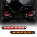 Auxmart 10 Led Trailer Tail Light Bar 30led Brake Stop Turn Signal Lights Assembly Identification Red Amber Sequential Strobe 