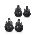Rear Parking Assist Sensor Baffle Kit For Ford F250 F350 Super Duty Truck 2008 2015 Black Polypropylene Bumper Sensors Set 