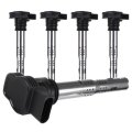 Set Of 5 Ignition Coil Packs 4-pins Fits 20-2013 For Volkswagen Beetle 2 0l L4 2012-2014 Passat 2 5l L5 Pack Replaces Uf575