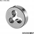 Burkit No 3-48 Unc Round Threading Die 3 X 48 Machine Thread Right Hand