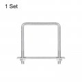 Uxcell Square U-bolts 113mm 4 45 Inner Width 135mm Length M10 304 Stainless Steel U Clamp Bolt With Nuts And Plates For Boat