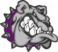 Stickertalk Purple Bulldog Sticker 4 5 Inches By 