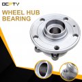 Ocpty New Wheel Hub Bearings Front Rear 5 Lugs W Abs Compatible For A3 Jetta Golf Rabbit 2000-2001 With Oe 513253 Pack Of 1