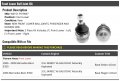 Front Lower Ball Joint Kit Compatible With 2006-2009 Mercedes-benz E350
