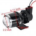 Astra Depot 2pcs Super Bright 55w H3 Projector Glass Lens Driving Fog Lamp Light Halogen Bulb Assembly